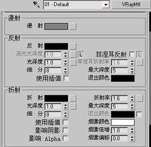 VRayMtl材質