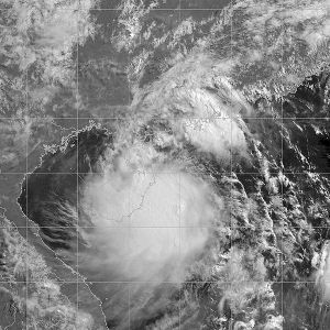 熱帶風暴傑拉華雲圖