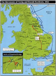 1066年 斯坦福橋戰役的戰略與戰術布陣
