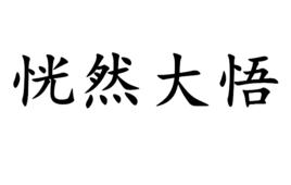 恍然大悟[漢語成語]