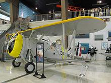 佛羅里達州國家航空博物館展出的Grumman_F3F-2戰鬥機