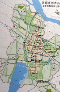常州城市軌道交通規劃圖