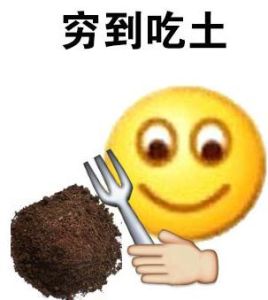 窮到吃土