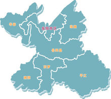 岳陽地區分布