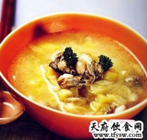 瘦肉章魚西菜湯