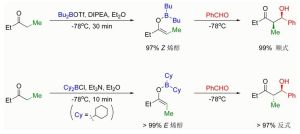 烯醇生成的立體選擇性