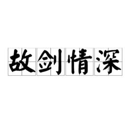 故劍情深[名詞解釋]