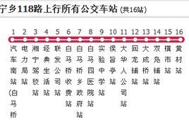 長沙公交寧鄉118路