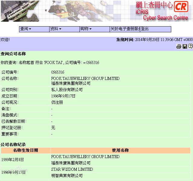 企業證書