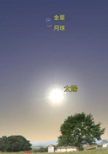 月掩金星