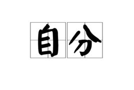 自分[漢語詞語]