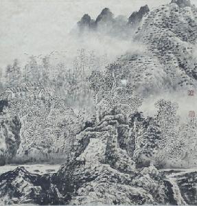 陳中濱《黔山小景》