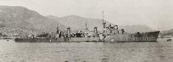 1947年7月攝於佐世保軍港，作為賠償艦即將前往香港