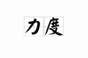 力度[漢語詞語]