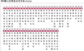 長沙公交705路