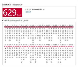 深圳公交629路