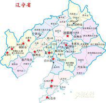 遼寧省地圖