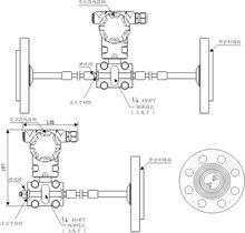 雙法蘭液位變送器安裝圖片