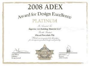 2008 ADEX白金獎 （藝寶瓷磚）