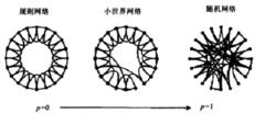 三種類型隨機機率增加的網路結構圖