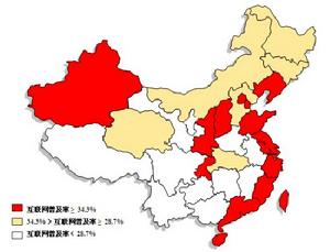 2010年中國各省網際網路發展狀況