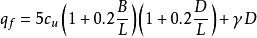 斯肯普頓極限承載力公式