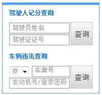 駕駛證扣分查詢