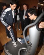 嘉賓體驗Power Plate