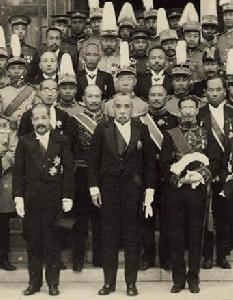 1918年10月10日：徐世昌就任總統時老照片