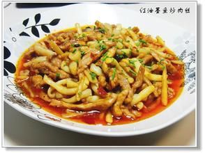 目魚炒肉絲