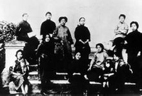 1921年葛健豪蔡暢向警予在法國