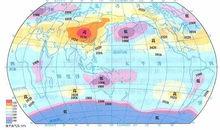 1月份海平面等壓線分布