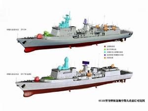 167深圳艦改裝前後對比