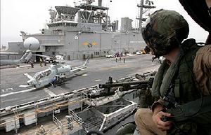 （圖）AH-1適合海洋氣候操作甲板空間也小，所以在海軍陸戰隊有不可取代性