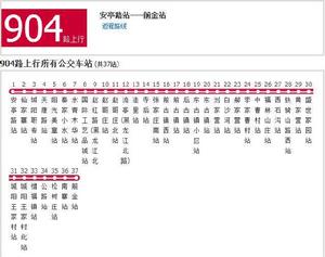 青島公交904路