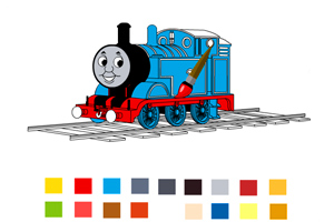 托馬斯小火車塗鴉