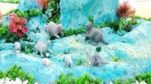 3D魔畫石雕動物園