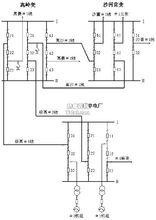 高嶺變及綏中電廠接線圖