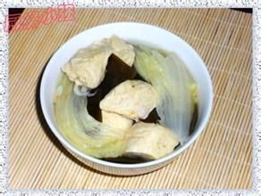 白菜海帶豆腐湯