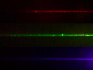 紅丶綠丶藍紫雷射束