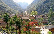 黑衣壯村落風景