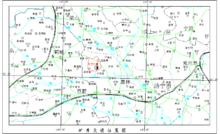 梁寶寺煤礦礦井交通位置圖