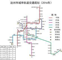 達州軌道交通線路