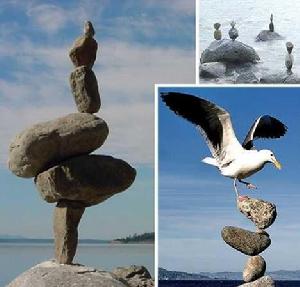 人造平衡岩藝術