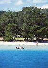 Beach of Kai Iwi Sand Lakes