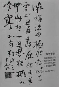 柯堯放書法《北泉雜詩之一》