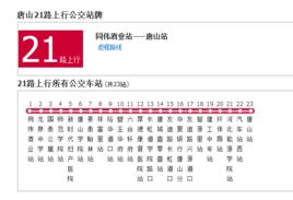 唐山公交21路