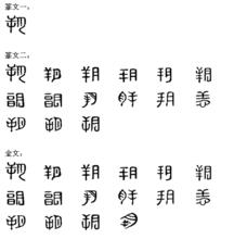 朔[漢字釋義]