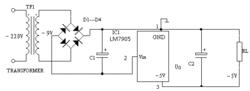 7905典型套用電路圖