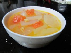 蝦米冬瓜西紅柿湯